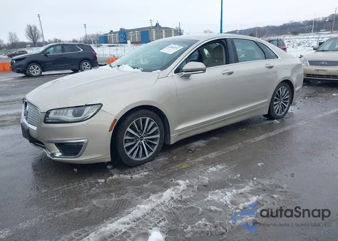 2017 Lincoln Mkz Premiere из США, поврежденный, VIN 3LN6L5B96HR653692